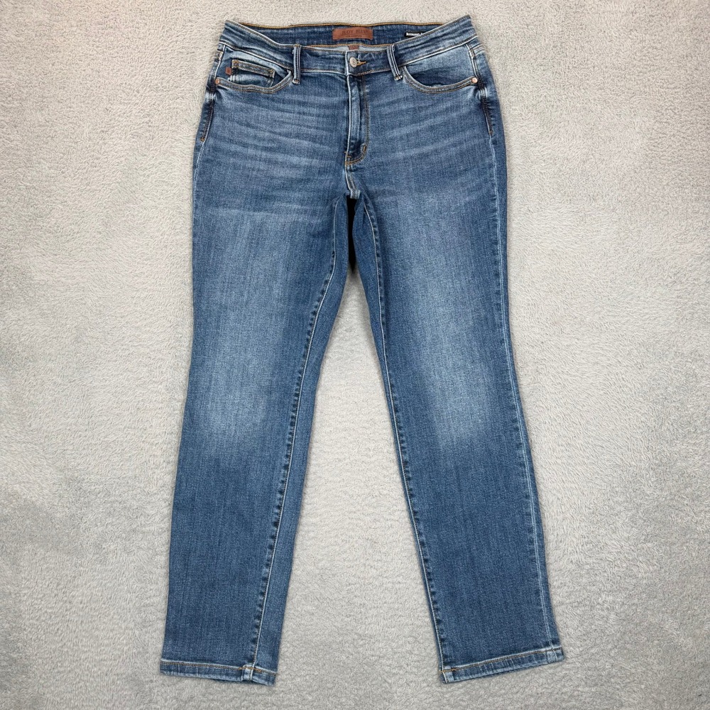 Judy Blue Boyfriend Fit Medium Wash Jeans JB82662DK-CO Size 11/30